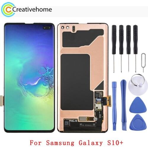 High Quality LCD Screen and Digitizer Full Assembly with / without Frame for Samsung Galaxy S10
