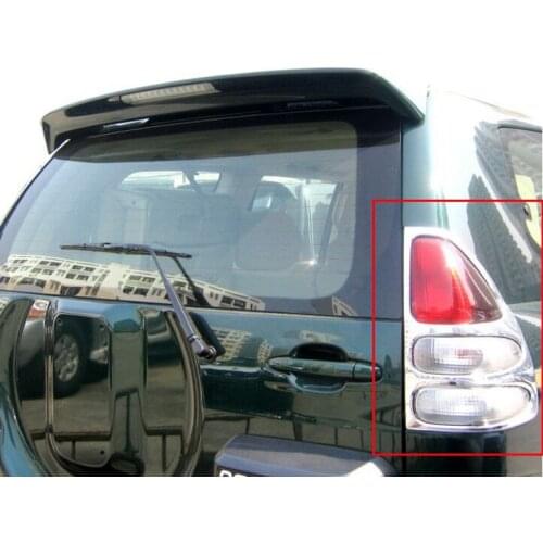 ABS chrome For toyota land cruiser Prado 120 accessory tail light rear lamp cover Prado fj120 2003 2004 2005 2006 2007 2008