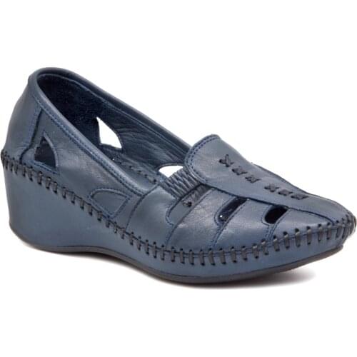 Gedikpaşalı ARV 9Y 25 DARK BLUE Ladies Shoes Orthopedic