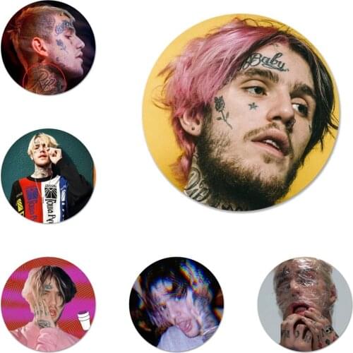 58mm lil peep Icons Pins Badge Decoration Brooches Metal Badges For Clothes Backpack Decoration