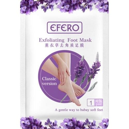 1 pair Feet Exfoliating Foot Mask Remove Dead Skin Exfoliation Scrub Pedicure Spa Socks Foot Cream for Heels Foot Peeling Mask