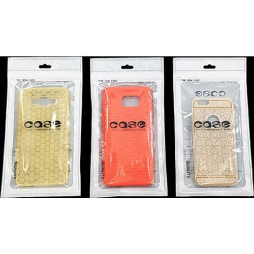1000Pcs/Lot 11*20cm Golden/ Clear New Mobile Phone Case Cover Packaging Bag Storage for iPhone 4S 5 5S 6 6S Plastic Ziplock Bags