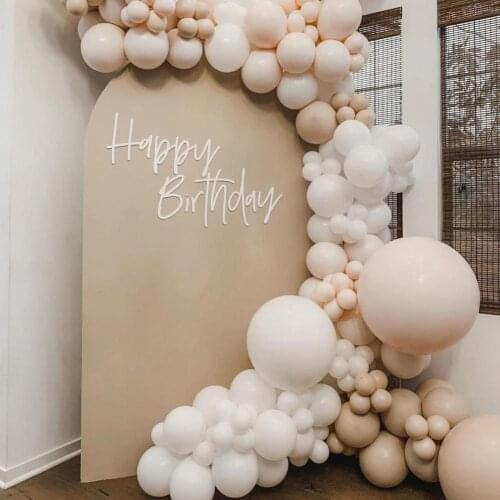 165Pcs Balloon Kit Wide Application Versatile Usage Emulsion Eco-friendly Birthday Kids Adults Wedding Balloon Arch Garland Kit