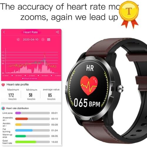 2021 best ECG + PPG HRV accurate Blood Pressure Smart Watch Heart Rate Activity Tracker Men woman IP67 Waterproof Sports watch
