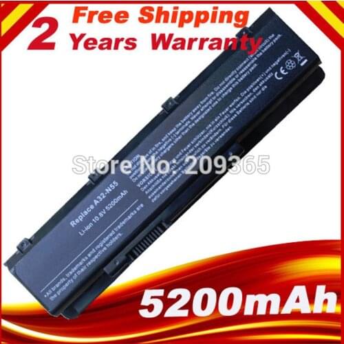 HSW Special Cells laptop battery A32-N55 for ASUS 07G016 HY1875 N45E N45S N45F N55E N55S N55SF battery for laptop fast shipping