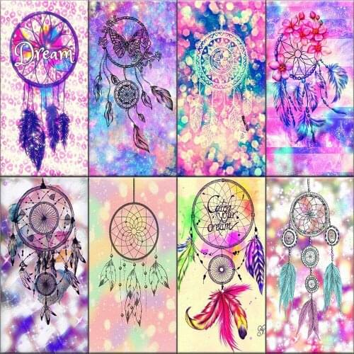 Indian Dream Feather Diamond Painting Full Square/Round Drill Embroidery Faith Pictures Of Rhinestone 5d Home Decor Cross Stitch