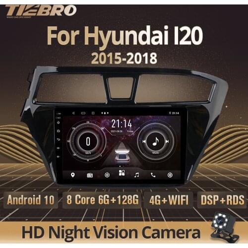 TIEBRO 2 Din Android10.0 Car Radio For Hyundai I20 2015-2018 GPS Navigation Stereo Receiver DSP Auto Radio Car Video NO 2DIN DVD