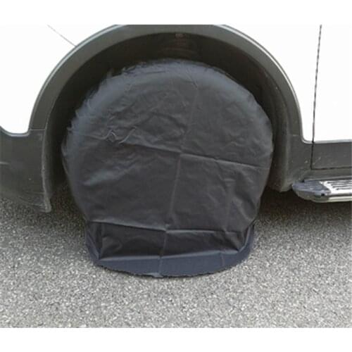 4Pcs Spare Tire Cover Case Polyester Winter and Summer Car Tires Storage Bag Automobile Tyre Accessories Vehicle Wheel Protector