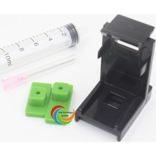 CISSPLAZA Ink Cartridge Clamp Absorption Clip Pumping refill tool compatible for Canon PG210 810 811 CL211 210 211 510 511 512