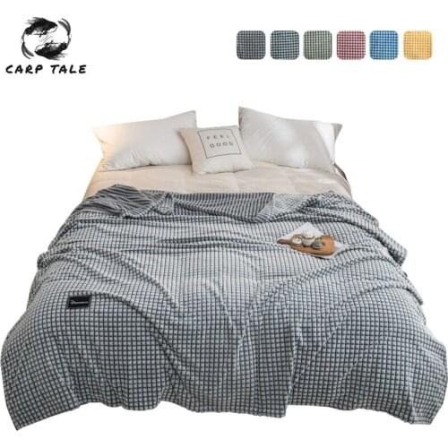 Flannel Plaid Blankets For Beds Plush Bedspread Soft Warm Coral Fleece Winter Blanket Modern Thicken Throw Sofa Plaids Blanket