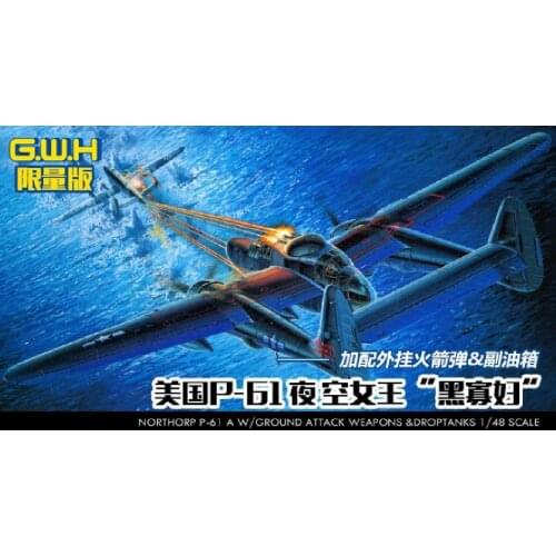 GreatWall 1/48 S4807 Northrop P-61A w/Ground Attack weapons & Droptanks HOTSALE
