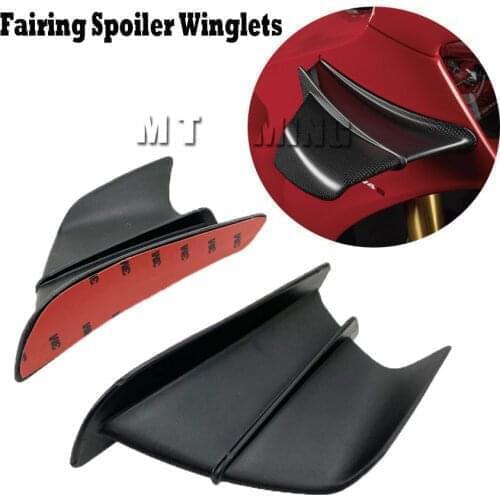 Motorcycle Winglet Aerodynamic Wing Kit Spoiler For KAWASAKI Ninja H2 H2R Yamaha BWS RS JOG JOE GP