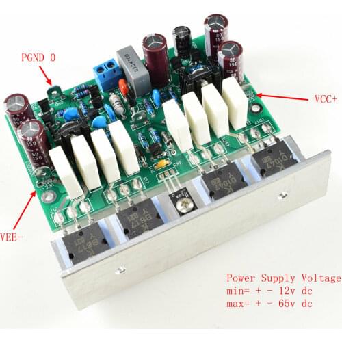 L20 Mono 350W Power Amplifier Finished Board w/Angled Aluminum