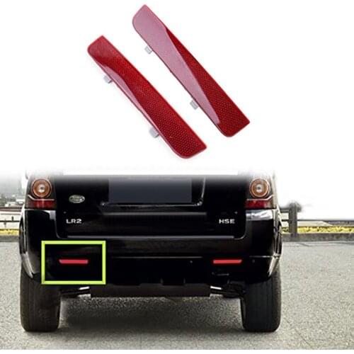 NEW-1 Pair Rear Bumper Red Reflector for Land Rover Range Rover L322 Freelander Part Number: LR006349 LR006348