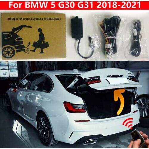 Car Trunk Opening For BMW 5 G30 G31 2018-2021 Tail box Foot kick Sensor Intelligent Tail Gate Lift Power Electric Tailgate