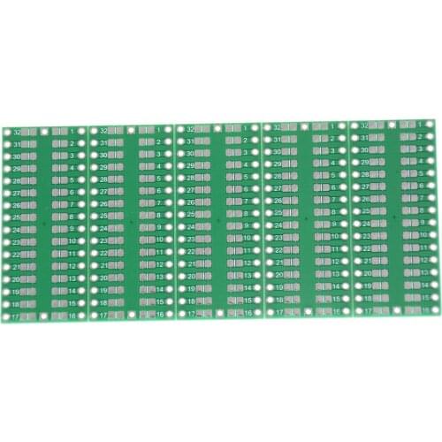 5Pcs TQFP/LQFP/EQFP/QFP32 0.8mm to DIP32 Adapter PCB Board Converter High Quality