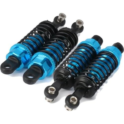 RCTOYFUN Blue/Purple/Gold/Silver/Yellow/Black 2 pairs Alum 65mm Shock Absorber Damper For RC 1/18 Wltoys Upgrade Parts Kits