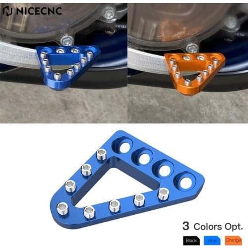 CNC Adjustable Brake Pedal Pad for KTM SX SXF XC XCF EXC EXCF XCW TPI SD 6D 125 200 250 300 350 400 450 500 2017 2018 2019 2020