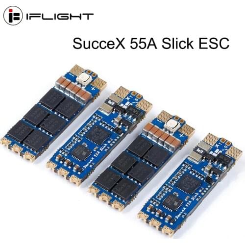 4pcs IFlight SucceX 55A Slick ESC supports 2-6S electronic speed controller High quality For RC DIY FPV Racing Drone