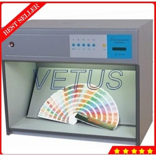 Color assessment cabinet with Color Matching Cabinet 4 light sources