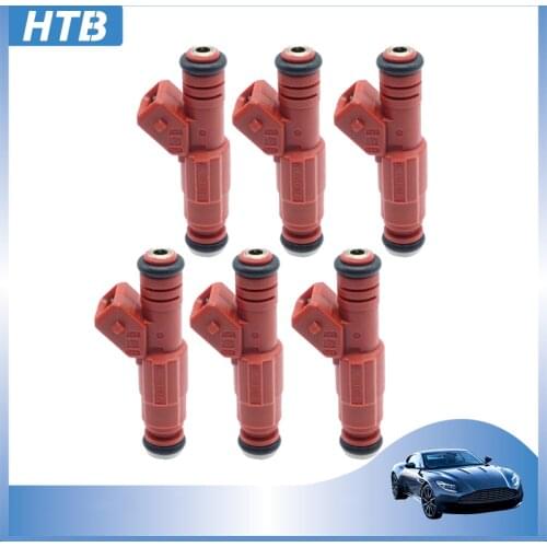6x Fuel Injector 0280155759 9454556 For Volvo Dodge Audi V-W G40 G60 1.8T Turbo 2.3L 0 280 155 759 1275395