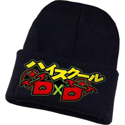 Anime High School D×D Knitted hat Cosplay hat Unisex Print Adult Casual Cotton hat teenagers winter Knitted Cap