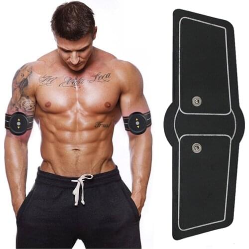Smart Abdominal Muscle Abs Pad Trainer Sticker Body Sculpting Massager Stimulator Pad Fitness Gym Abs Arm Sports Belt Stickers