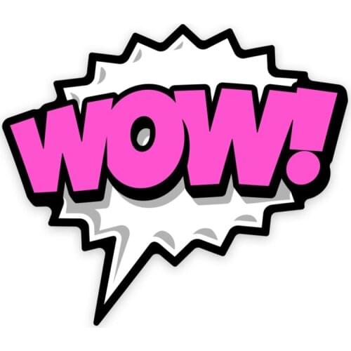 WOW! Comic Effect Sticker Plane Extreme