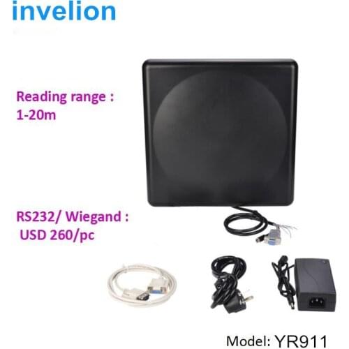 Long Range High Performance UHF RFID Antenna circular 9.2dbi built-in For personal vehicle access control