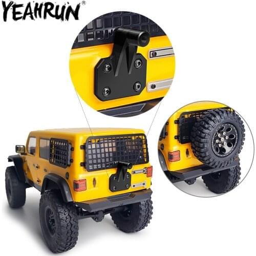 YEAHRUN Rear Spare Tire Bracket for 1/10 Axial SCX24 AXI00002 RC Crawler Car Simulated Decoration Tools Accessories