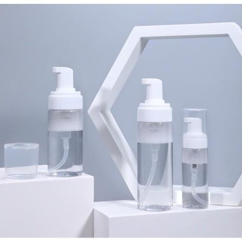 1pc 50/100/150/200ml Foam Pump Bottle Lotion Refillable Container Liquid Distributor Shower Foaming Bottle Liquid Soap Dispenser