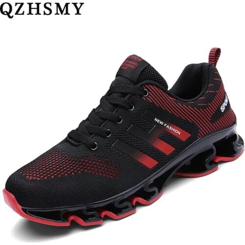 2021 New Men Sneaker Blade Unique Manly Sports Shoes Spring Black Breathable Sneakers Comfortable Summer Athletic Running Shoes