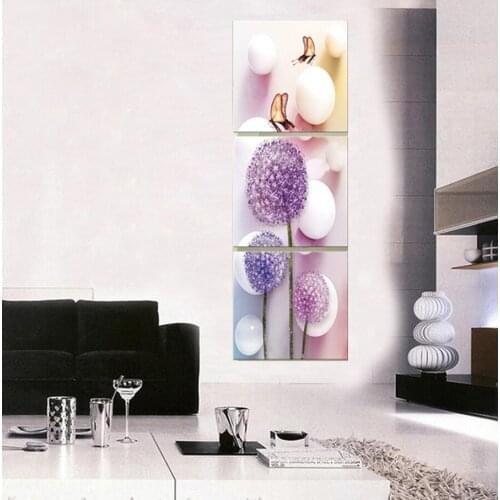 3 pieces 5d art Dandelion Flower,diy Diamond Painting Cross Stitch Pattern Diamond Embroidery,Full Drill Home Decor DIY Painting