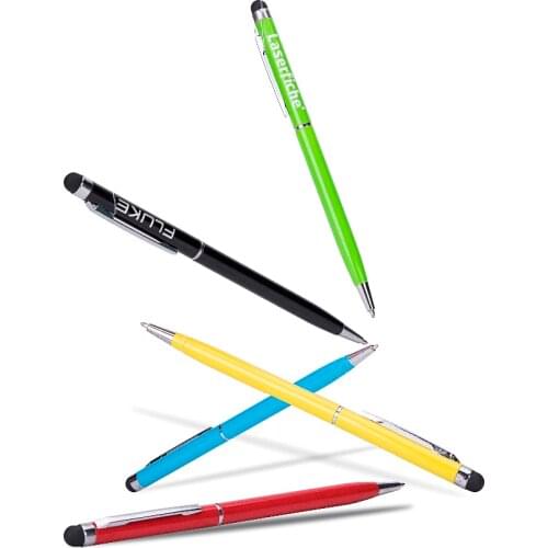 [Free 1 Side Engrave Logo] IPAD IPhone Touch Stylus Metal Pen for Promotion Special for Kwit