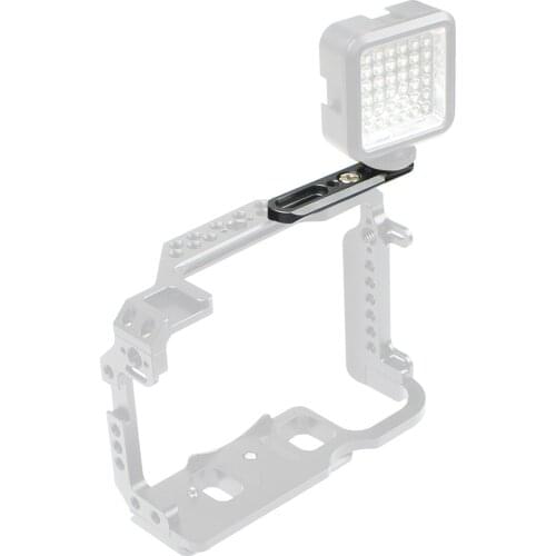 BGNing Camera Quick Release Safety Rail Cold Shoe Hotshoe Mount with 1/4'' Inch Screws for Nato Handle EVF DSLR Cage Accessories