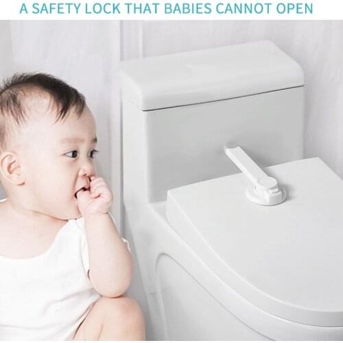 Baby Safety Toilet Locks Bathroom Children Proof Toilet Seat Lock Kids Safety Care Newborn Protection For Boys Girls Room Deco