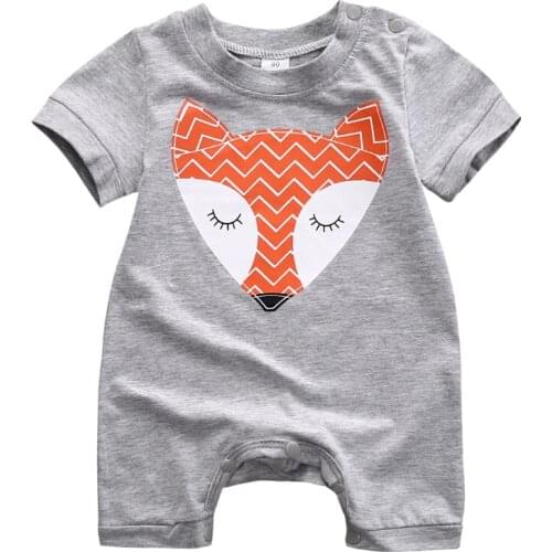 Kids Baby Infant Boy Girl Clothing Bodysuits Minions Fox Playsuit Jumpsuit Newborn Summer Cool Cute Outfits Clothes Baby