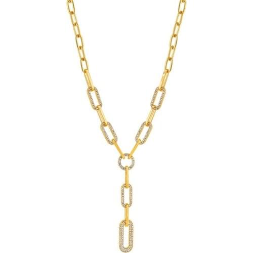 Iced Out Ladies Personalized Necklace Cool Fashion Rock Hip Hop Choker Figaro Link Chain Golden Jewelry Gift Baby Charm