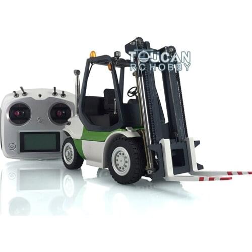 LESU 1/14 Linde Hydraulic RC Forklift Model Remote Control Transfer Truck Toy With ESC Motor Radio Painted THZH0778-SMT5