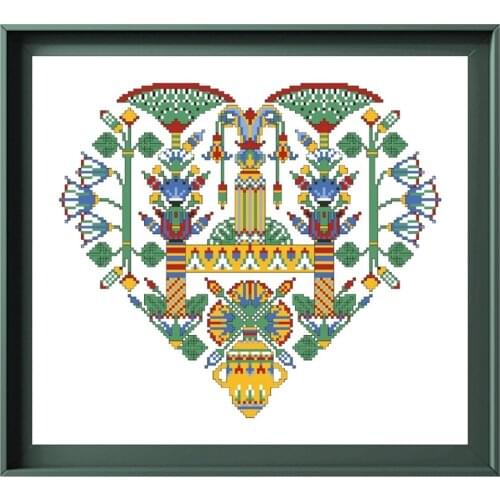 DreampatternEnchanting Egypt cross embroidery kits flower pattern 18ct 14ct 11ct unprint canvas Cross-stitch DIY needlework