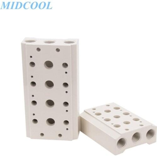 Solenoid Valve Base 4V400 Series 4V410 Plate 400M-2F/3F/4F/5F/6F/7F/8F/9F/10F/11F/12F Manifold