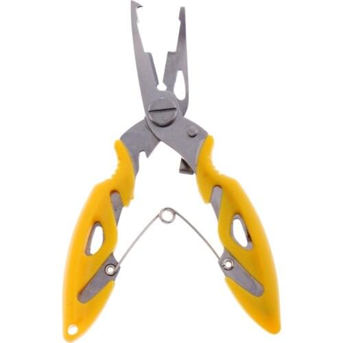 Saltwater Fishing Plier Scissor Braid Line Cutter Lure Hook Remover Tool Kit