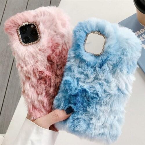 Shockproof Case for Apple iPhone 12 11 Pro XS Max XR X 8 7 6 6S Plus SE 2020 5S 5 Protection Cover Soft Furry Plush Skin Shell