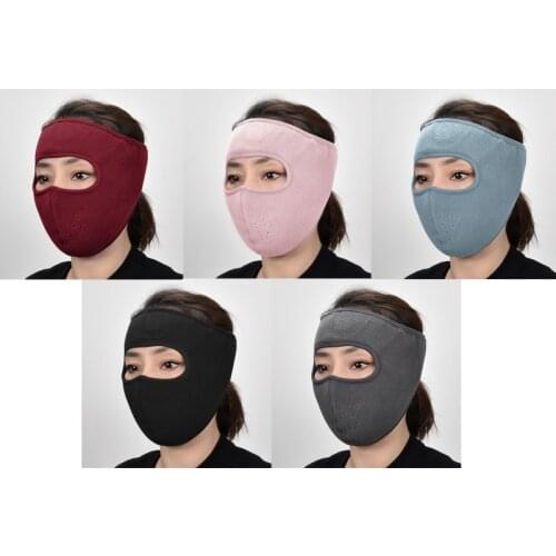 Y1UC Winter Warm Sports Face Cover Washable Neck Mask Sun Dust Wind Proof Ear Loops Motorcycle Cycling Outdoors Cold Weather