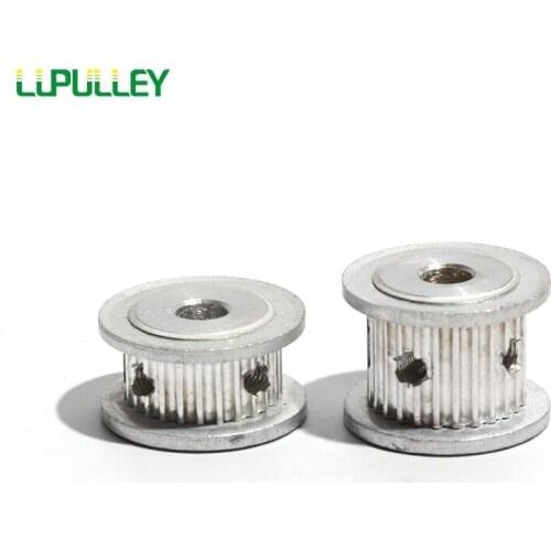 2GT 25Teeth Timing Pulley For Drive Belt Width 7mm/11mm With Inner Bore 5/6mm GT2 Aluminium Gear Wheel For 3D Printer Parts