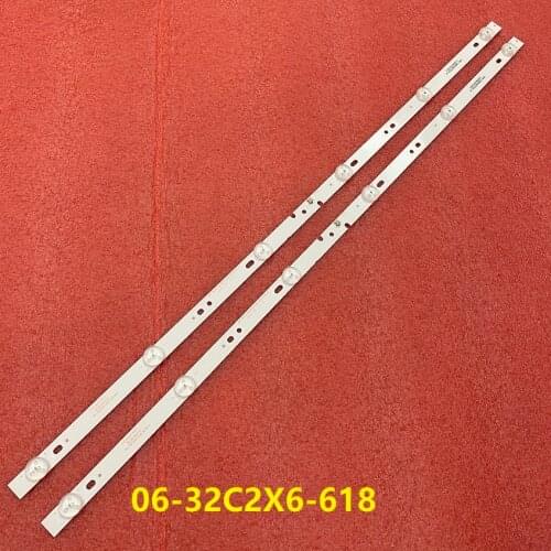 2pcs LED Backlight for AKAI AKTV3227H LT-32C485 HKC 32C9A ELEFW328 Philco PTV32C30D PTV32C30 Ph32c10dsgwa 06-32C2X6-618-M10W14