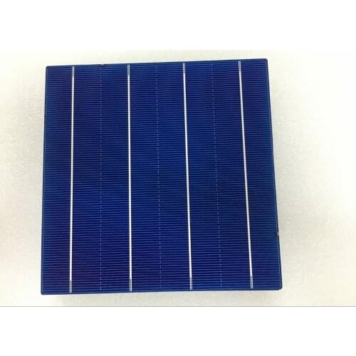 100pcs18.4% efficiency 6x6 poly crystalline solar cells for DIY outdoor solar light