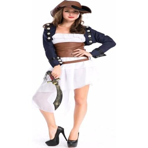 Free shipping Hot Sale Good Quality Adult Halloween women sexy pirate costumes