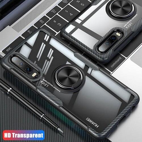 Ring Case For Honor 10i 20 10 Lite 8X 8S 7X 20S View 20 30 Pro Plus Magnet Shockproof Case Cover For Huawei P40 P30 P20 Lite Pro