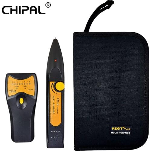 CHIPAL Hot Sale RJ11 RJ45 Cat5 Cat6 Telephone LAN Network Cable Tester Detector Wire Tracker Tracer Toner Ethernet Line Finder